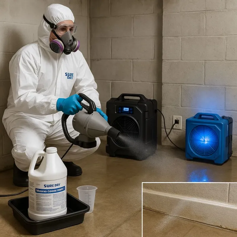 Sanitization and Odor Removal process in Northridge, CA