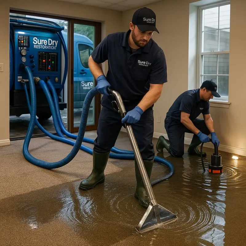 Water Extraction and Removal process in Northridge, CA